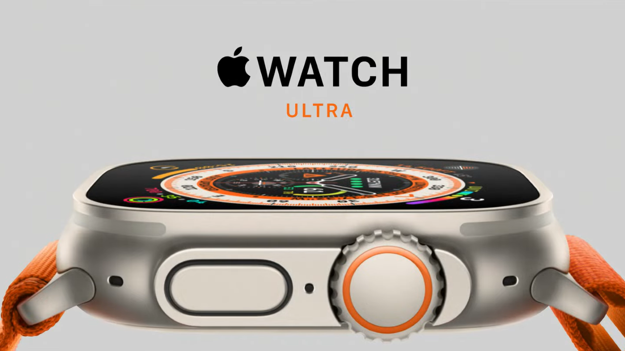 Các nút bấm trên Apple Watch Ultra 2023