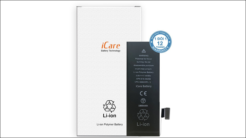 Pin dung lượng cao iCare