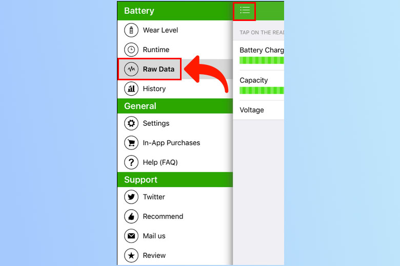 Sử dụng ứng dụng Battery Life để kiểm tra pin iPhone