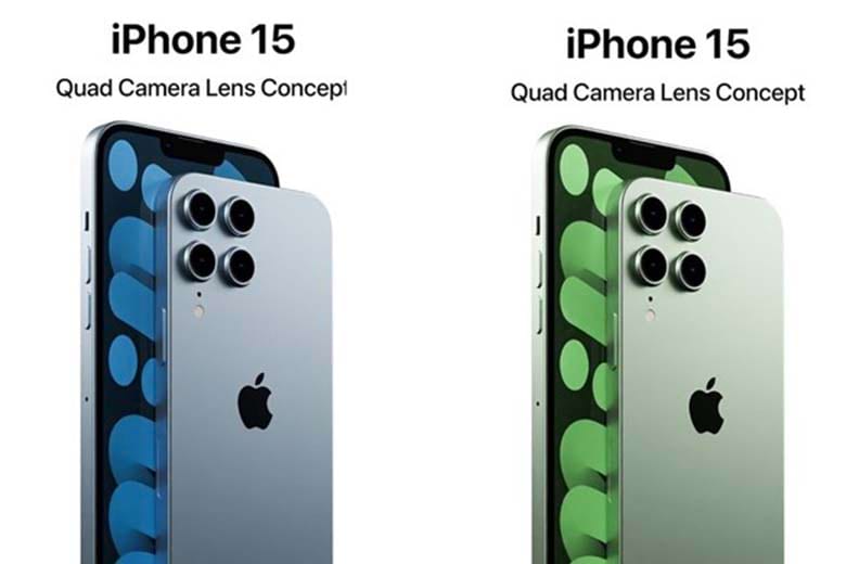 iPhone 15 xanh