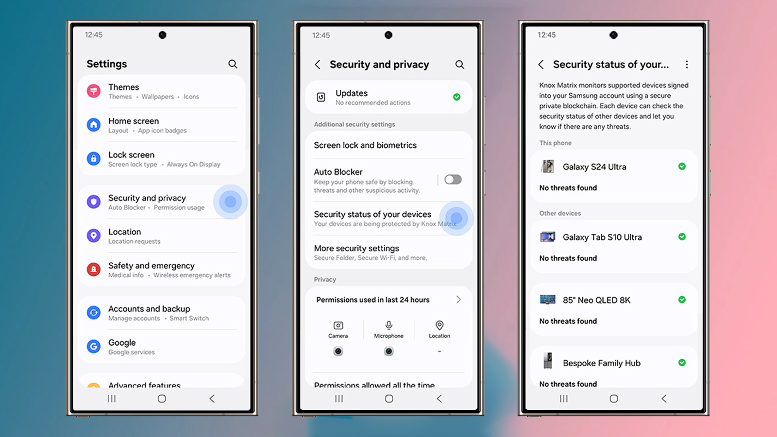 Bảo Mật Và Quyền Riêng Tư Trên One UI 7