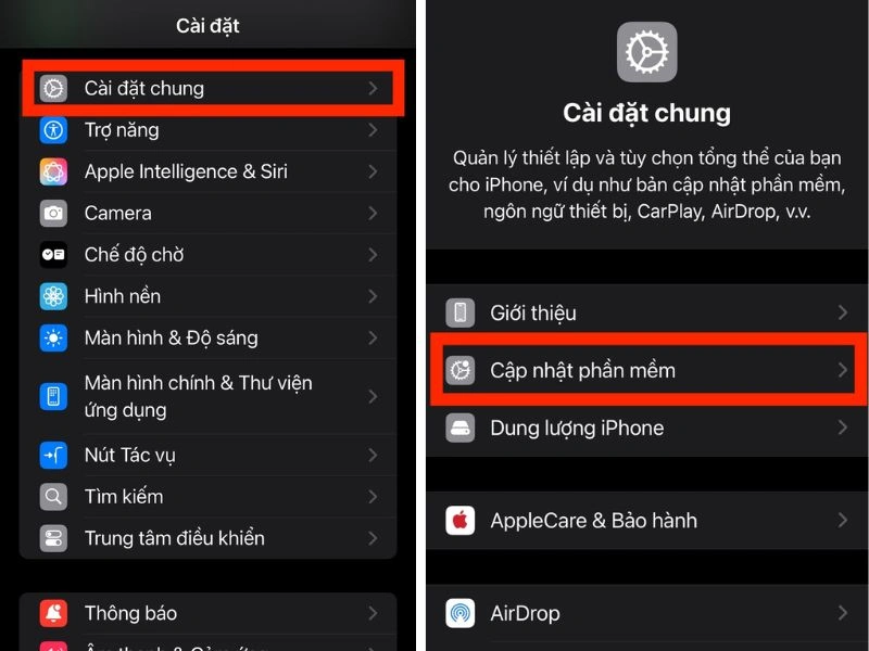 Cách cập nhật iOS 18.6