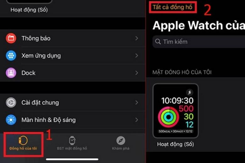 Cách hủy kết nối Apple Watch với iPhone