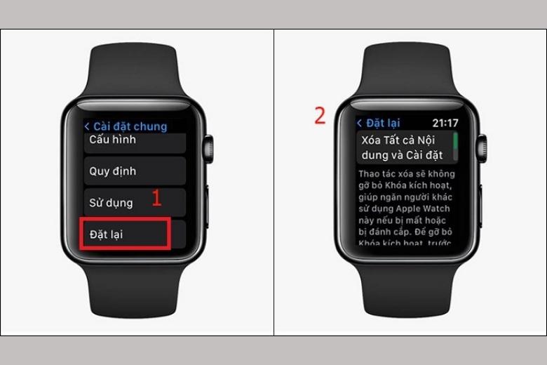 Cách khôi phục lại cài đặt gốc Apple Watch và điện thoại 5