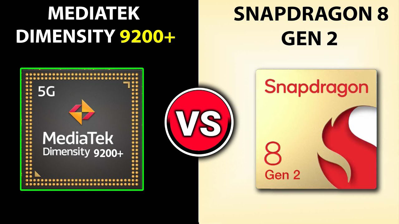 Dimensity 9200+ vs Snapdragon 8 Gen 2