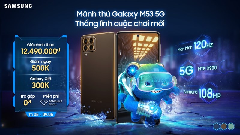 Samsung Galaxy M53 giá bao nhiêu