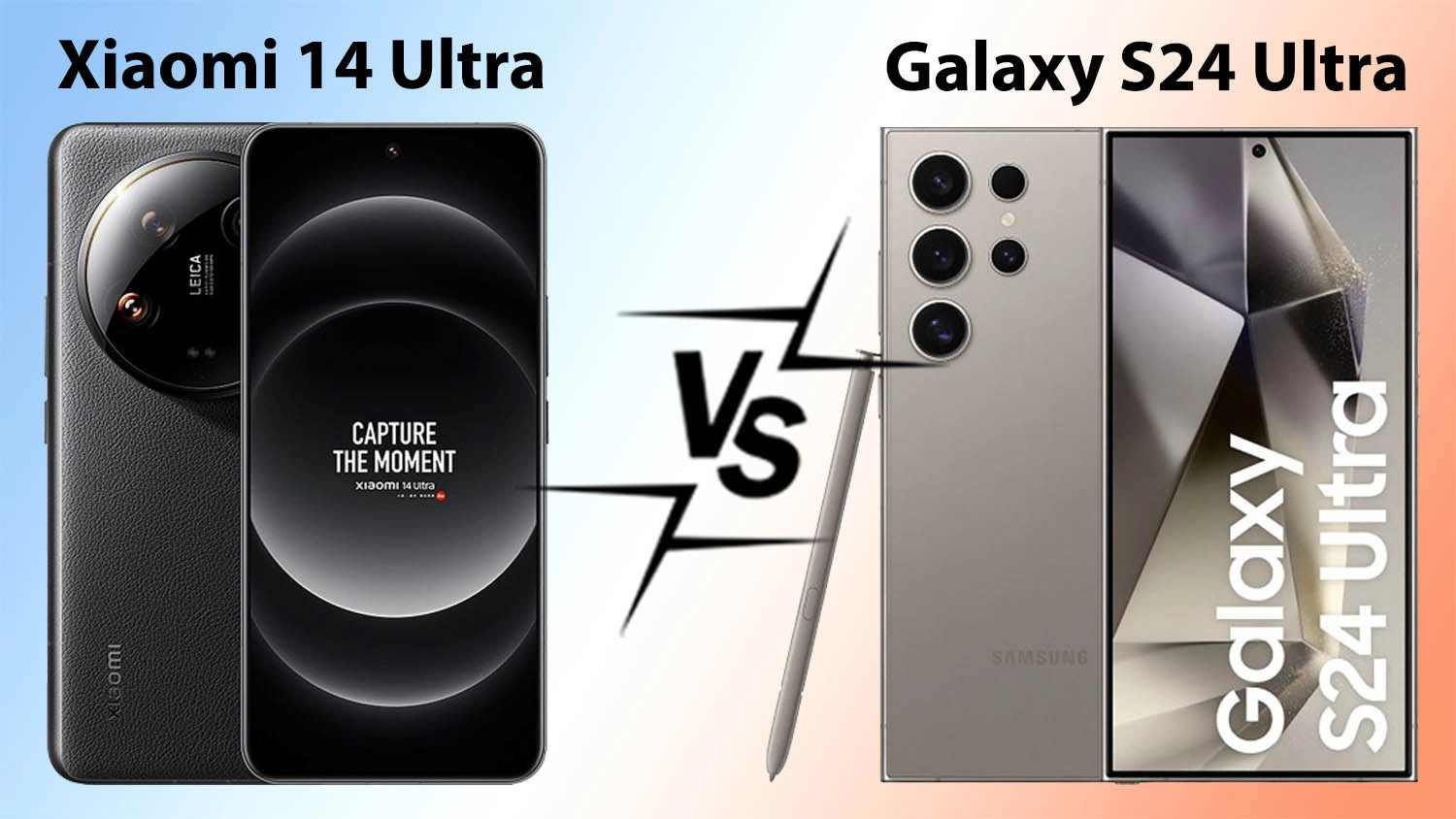 So sánh Xiaomi 14 Ultra và Galaxy S24 Ultra