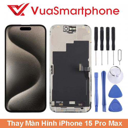 Thay màn hình iPhone 15 Pro Max giá bao nhiêu