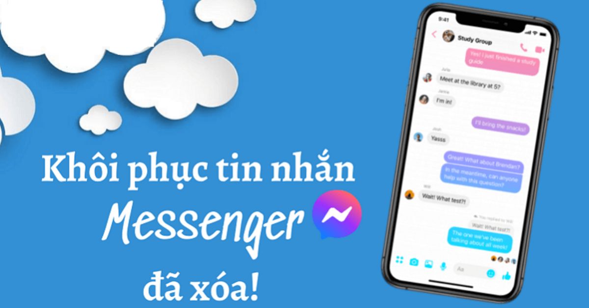 Cách khôi phục tin nhắn Messenger