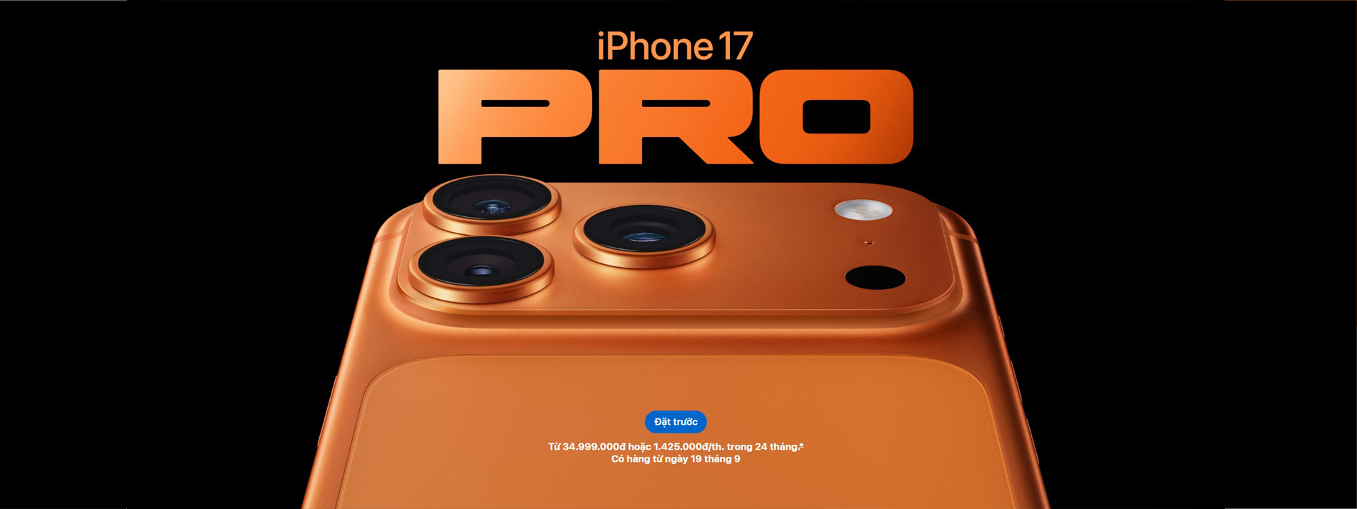ĐẶT TRƯỚC iPHONE 17