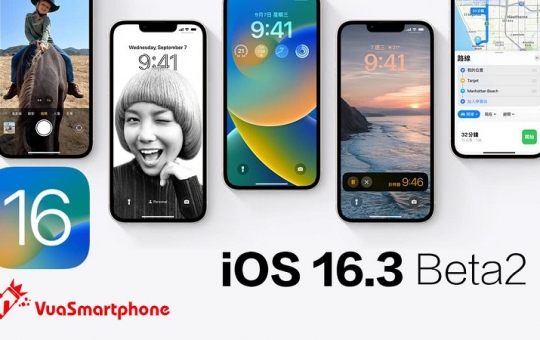 Apple ra mắt iOS 16.3 Beta 2