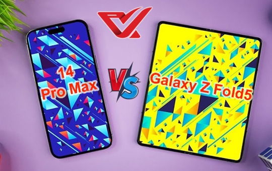 So sánh Samsung Galaxy Z Fold5 và iPhone 14 Pro Max