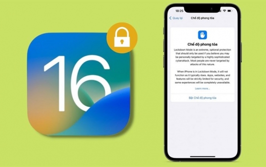 Lockdown - Chế độ giúp iPhone được bảo vệ tốt hơn
