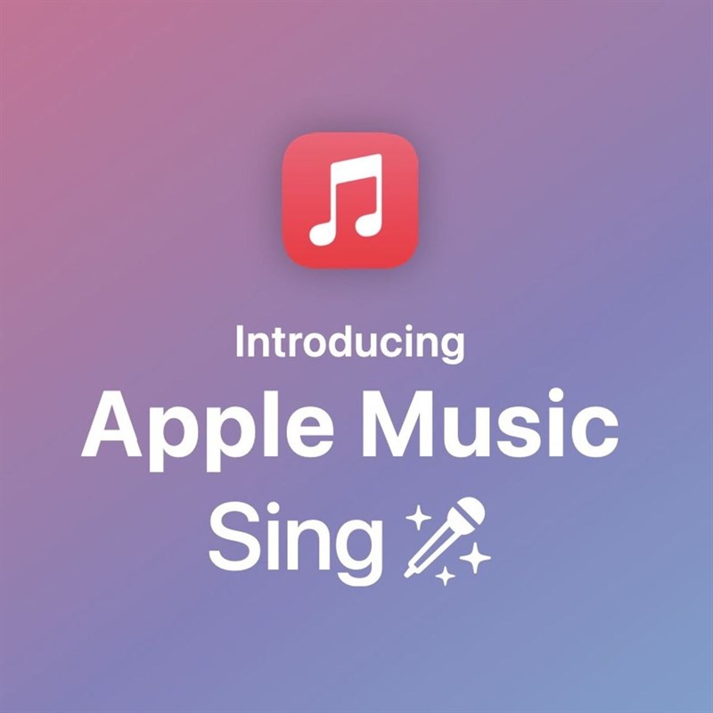 Ứng dụng Apple Music Sing