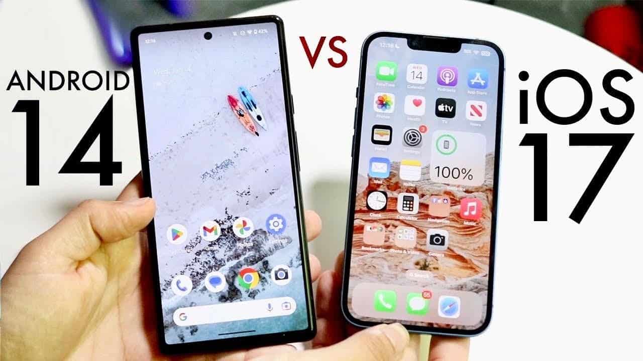 android 14 vs ios 17