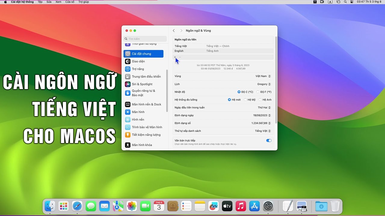 cài tiếng Việt cho MacBook